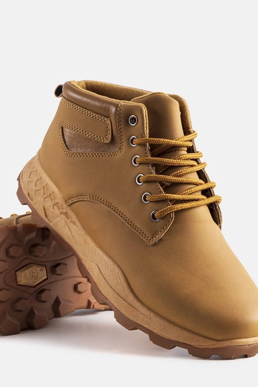 Brūni Tristen izolēti zābaki