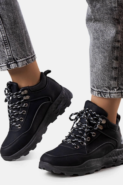 Melni izolēti Durani sieviešu zābaki