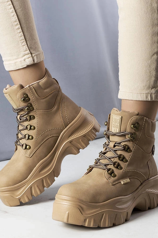 Smilšu krāsas pārgājienu apavi, „Big...