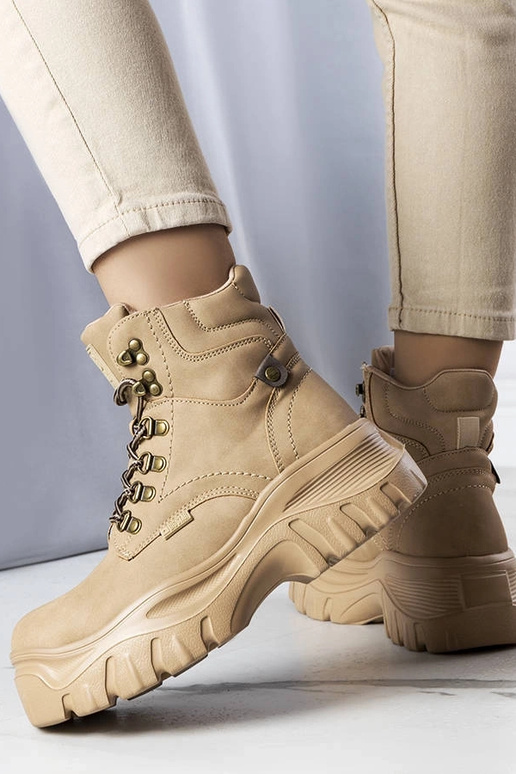 Smilšu krāsas pārgājienu apavi, „Big...