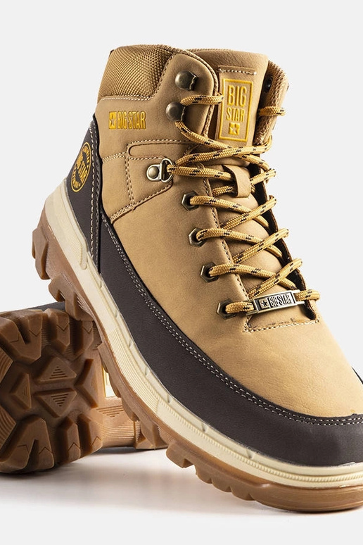 Brūni vīriešu zābaki Big Star KK174119