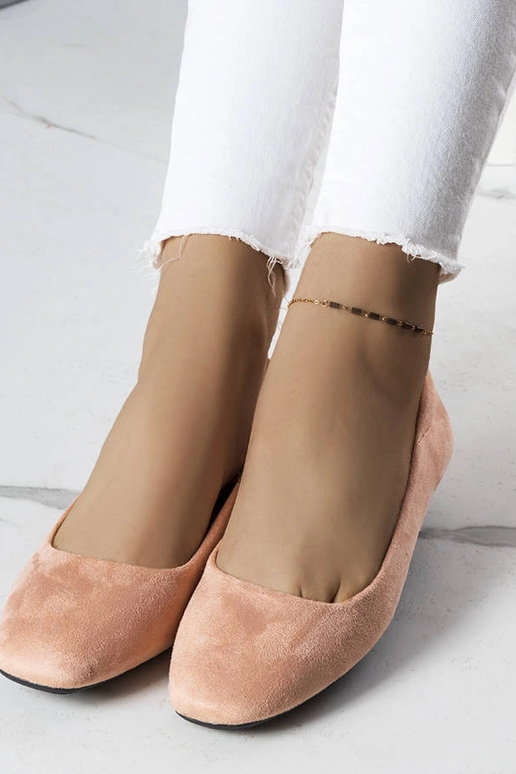 Jules Pink Eco-Suede balerīnas