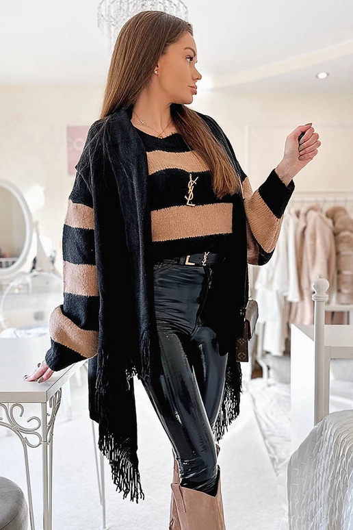 Black Fringe Šalle June