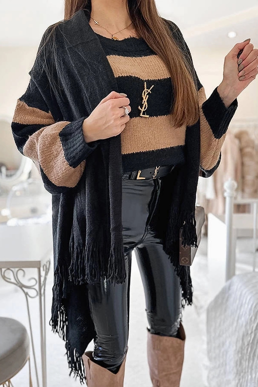 Black Fringe Šalle June