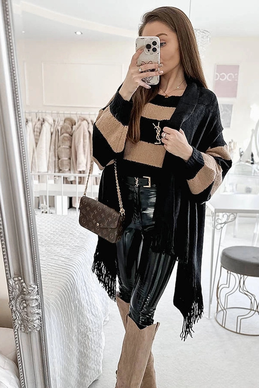 Black Fringe Šalle June