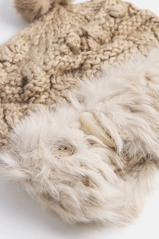 Brūna kažokādas cepure Danna