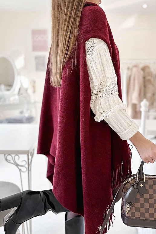 Burgundijas bārkstis šalle June