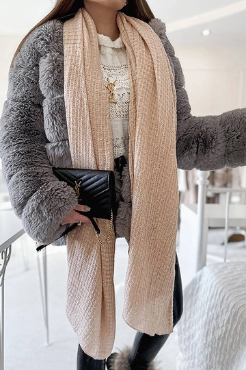 Khalil Pink Polka Dot Šalle 2