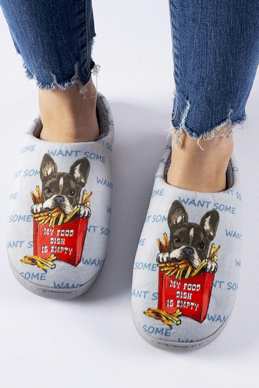 Pelēkas mīkstas frī čības