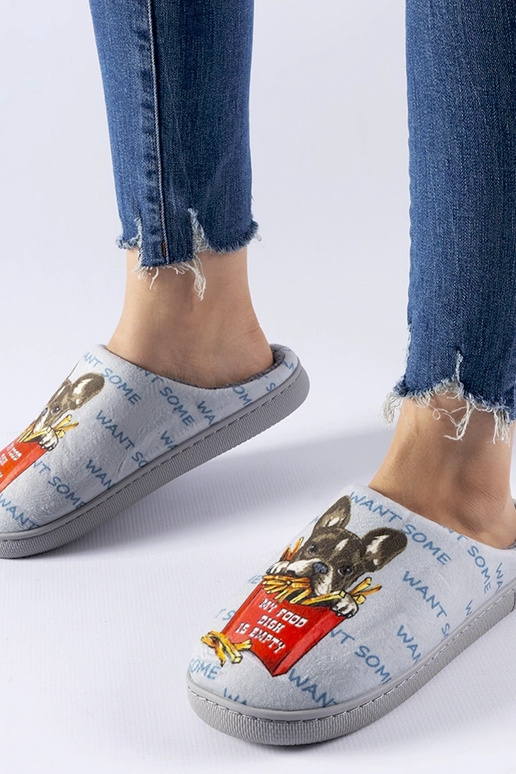 Pelēkas mīkstas frī čības