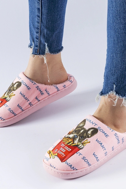 Rozā mīkstās frī čības