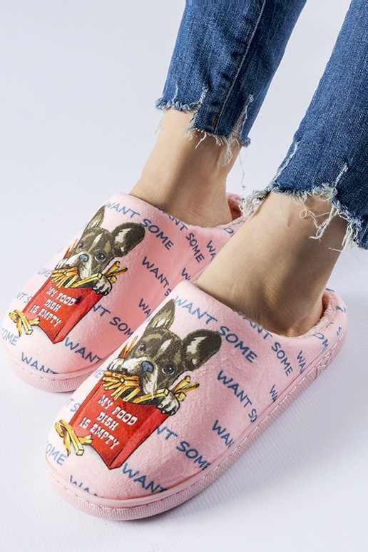 Rozā mīkstās frī čības