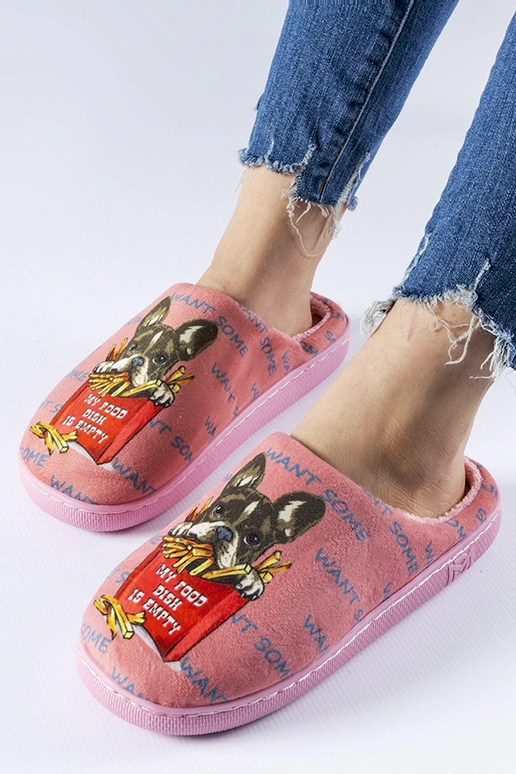 Tumši rozā, mīkstas frī čības