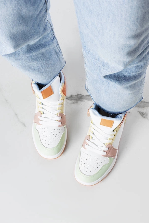 Kari oranžas augstas augšdaļas kedas