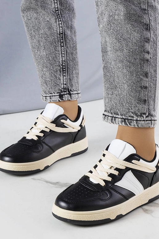 Melnas sieviešu kedas Marcella