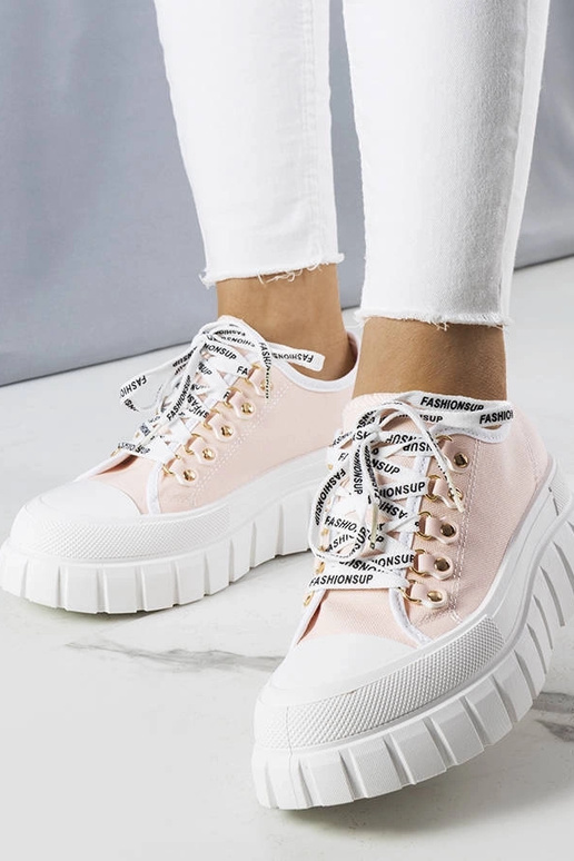 Rozā apavi uz platformas, „Toni"