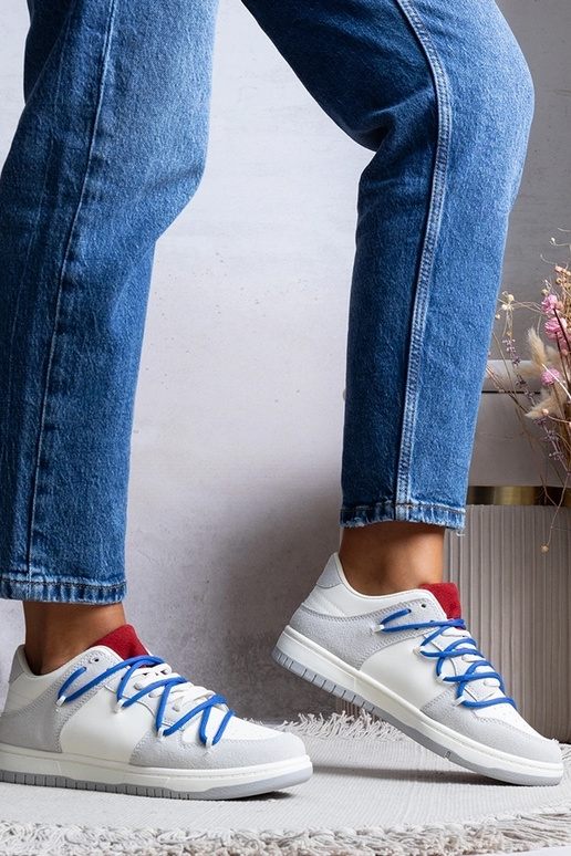 Pelēkas sieviešu kedas kedu šņores...