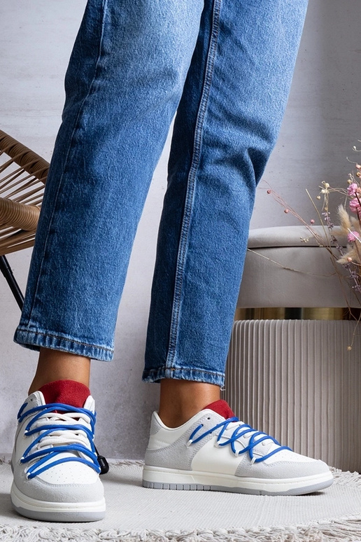 Pelēkas sieviešu kedas kedu šņores...