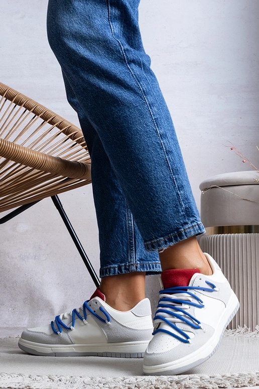 Pelēkas sieviešu kedas kedu šņores...