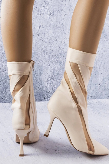 Smilšu krāsas zābaciņas ar... 2