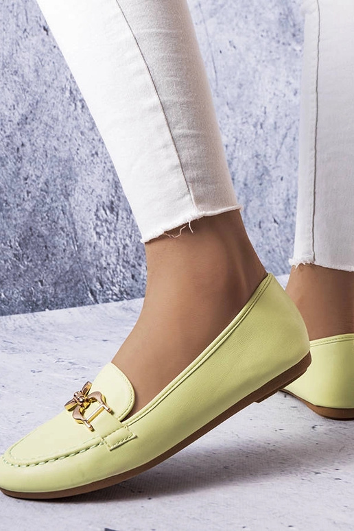 Zaļi mokasīni ar sprādzi, „Sauvé"