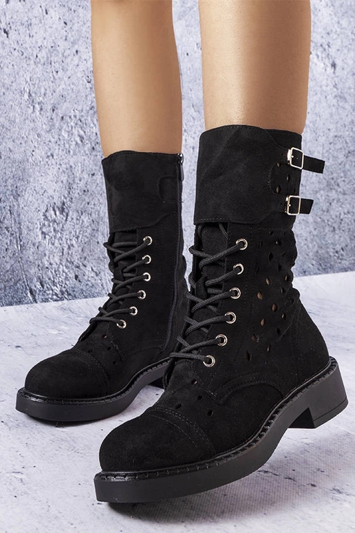 Melni ažūra puszābaki Legault