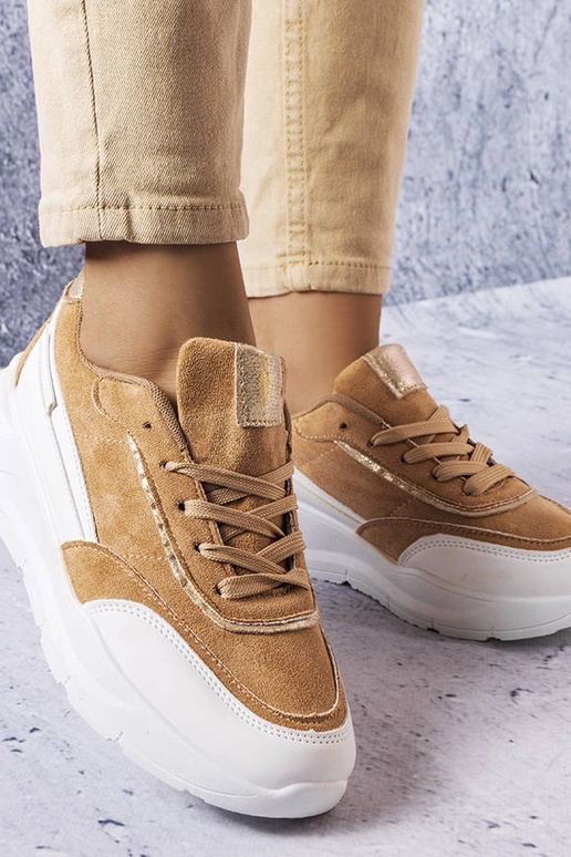 Smilšu krāsas mākslīgās zamšādas...