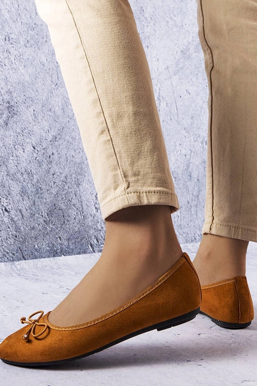 Brūni Chandonnet Bow Ballet Flats