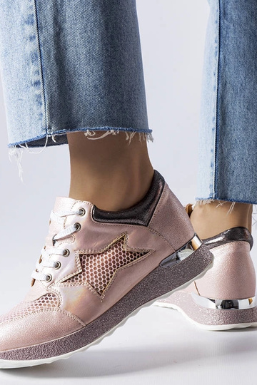 Rozā spīdīgi sporta apavi,... 2