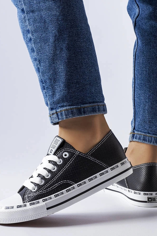 Melnas ažūra kedas Big Star FF274023