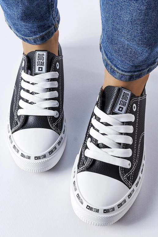 Melnas ažūra kedas Big Star FF274023