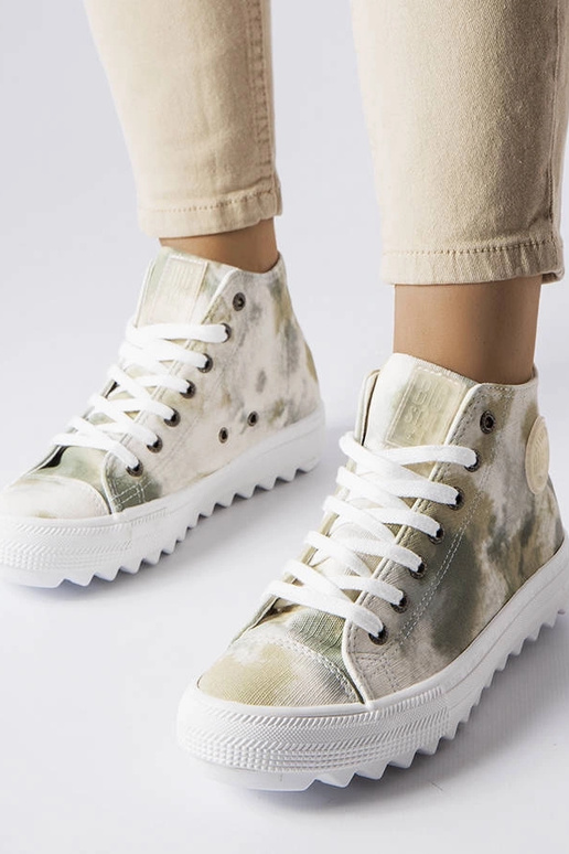 Big Star zaļas rakstainas kedas LL274047