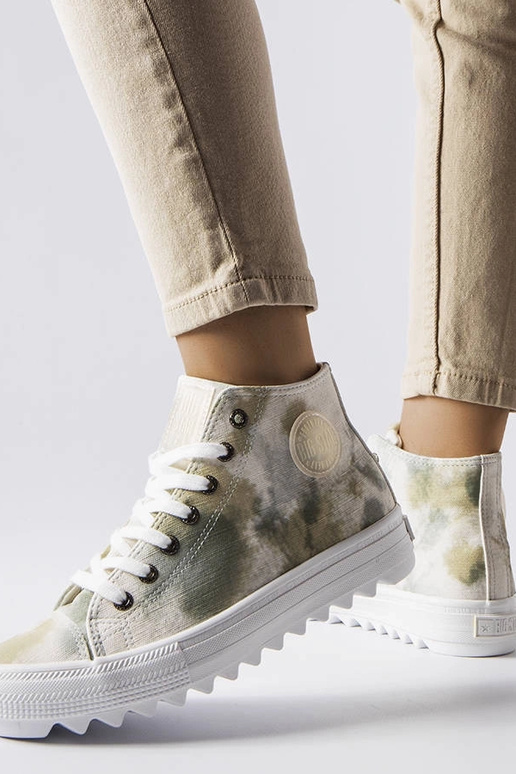 Big Star zaļas rakstainas kedas LL274047