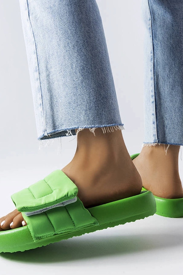 Zaļas, Velcro aizdares flip-flops Aleron 2