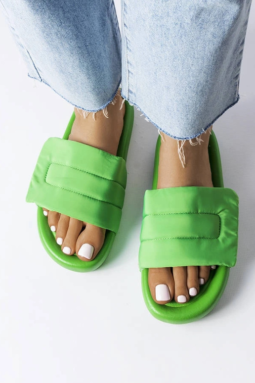 Zaļas, Velcro aizdares flip-flops Aleron
