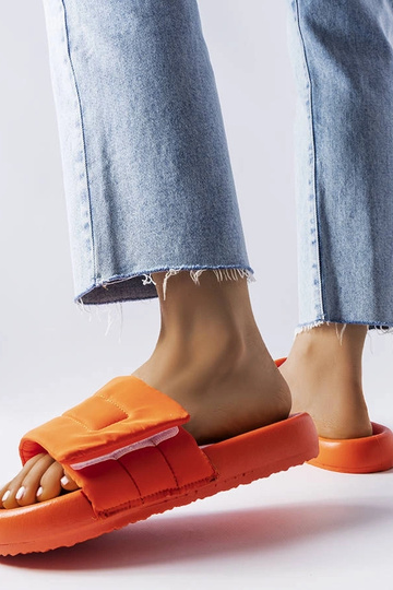 Aleron oranžas velcro flip flops 2