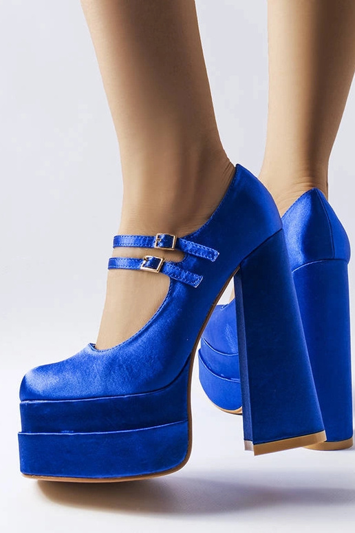 Gabriel zilas augstpapēžu pumpas