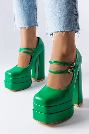Green Chouinard augstpapēžu pumpas