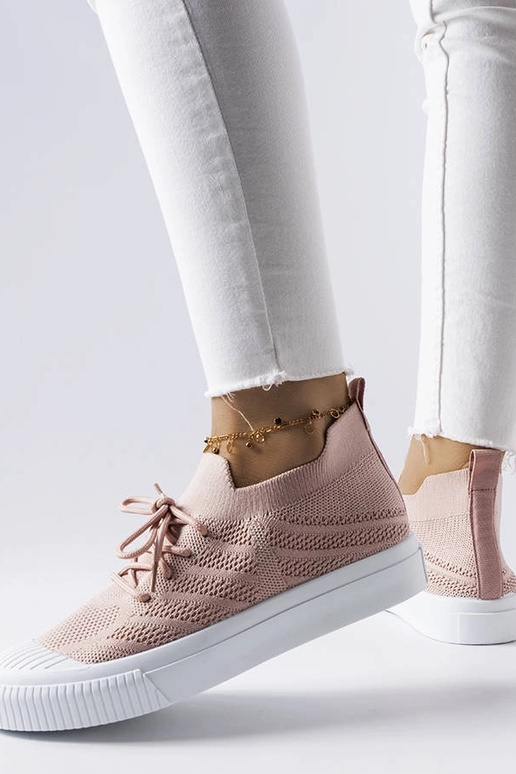 Rozā kurpes no elastīgas materiāla,...