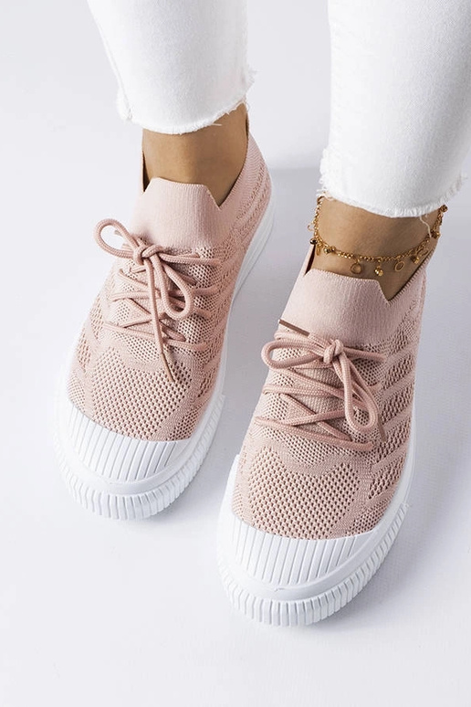 Rozā kurpes no elastīgas materiāla,...