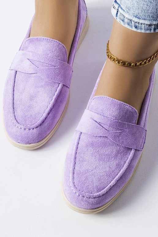Ferragus Purple Eco-Suede mokasīni