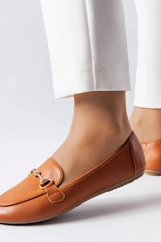 Brūni dekoratīvi Lejeune mokasīni