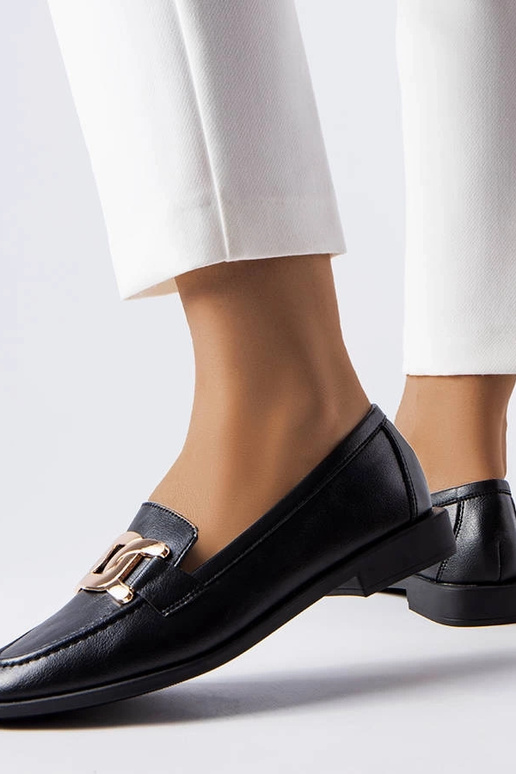 Melni Henrique sprādzes loaferi