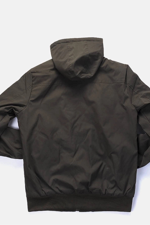 Zaļa vīriešu Duplessis vējjaka ar kapuci