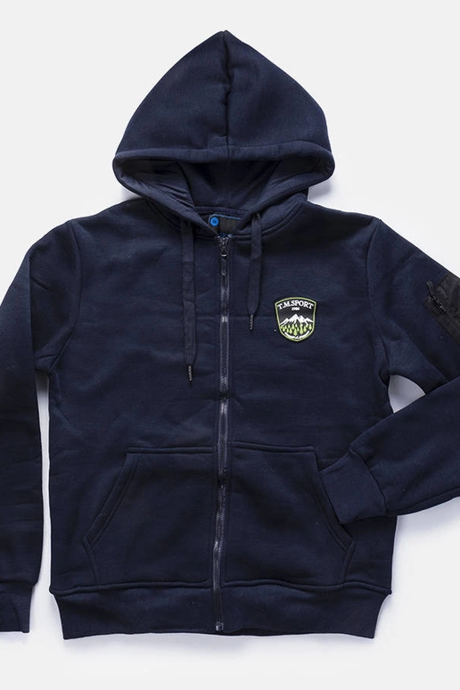 Tumši zila vīriešu kapuce Labrosse