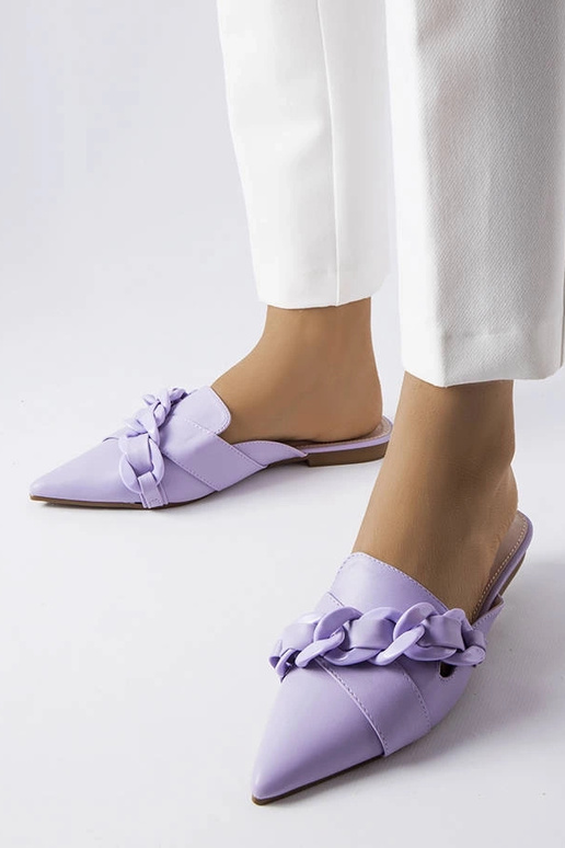 Violetas Patenaude ķēdes flip-Flops