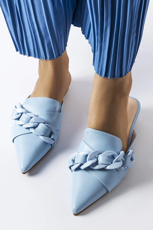 Zilas Patenaude Ķēdes Flip Flops