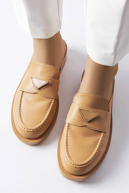 Brūnas Berkshire sandales ar slēgtu...