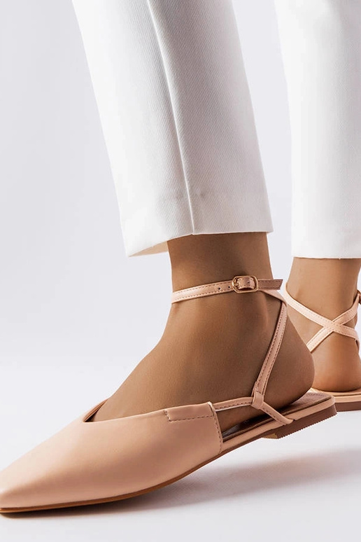 Rozā sandales ar slēgtu purngalu Jehova