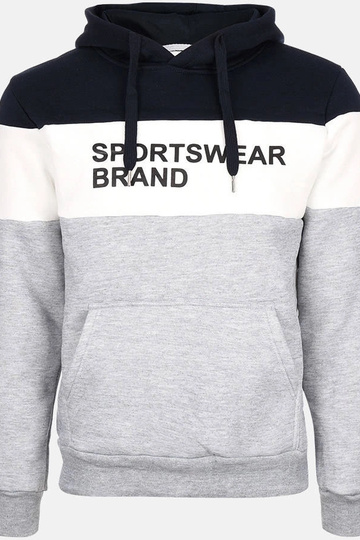 Gaiši pelēka vīriešu kapuce